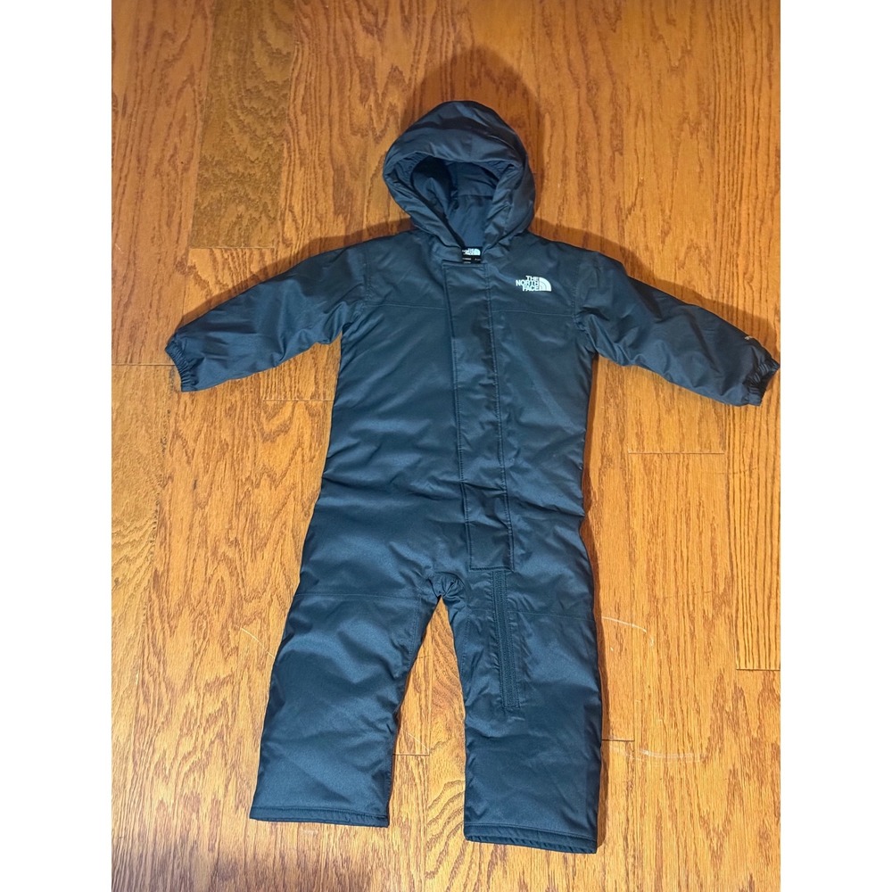 The North Face DryVent Black Hooded Full Zip Snowsuit 6-12M Unisex Baby Snow Ski